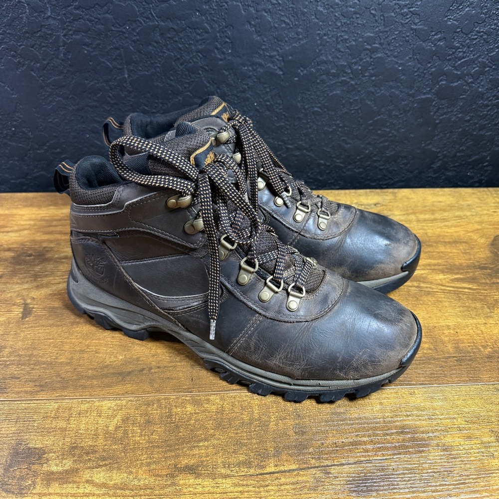 Timberland Mt. Maddsen 2730R Brown Leather Hiker Boots Mens 10.5 EU 44.5